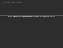 Tablet Screenshot of omalleyalleycat.com